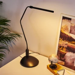 Lampe A Clipper Winnipeg Led Noir, 1 Lumiere
