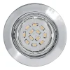 Lampe A Encastrer Eglo Peneto Chrome, 1 Lumiere