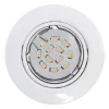 Lampe A Encastrer Eglo Peneto Blanc, 3 Lumieres