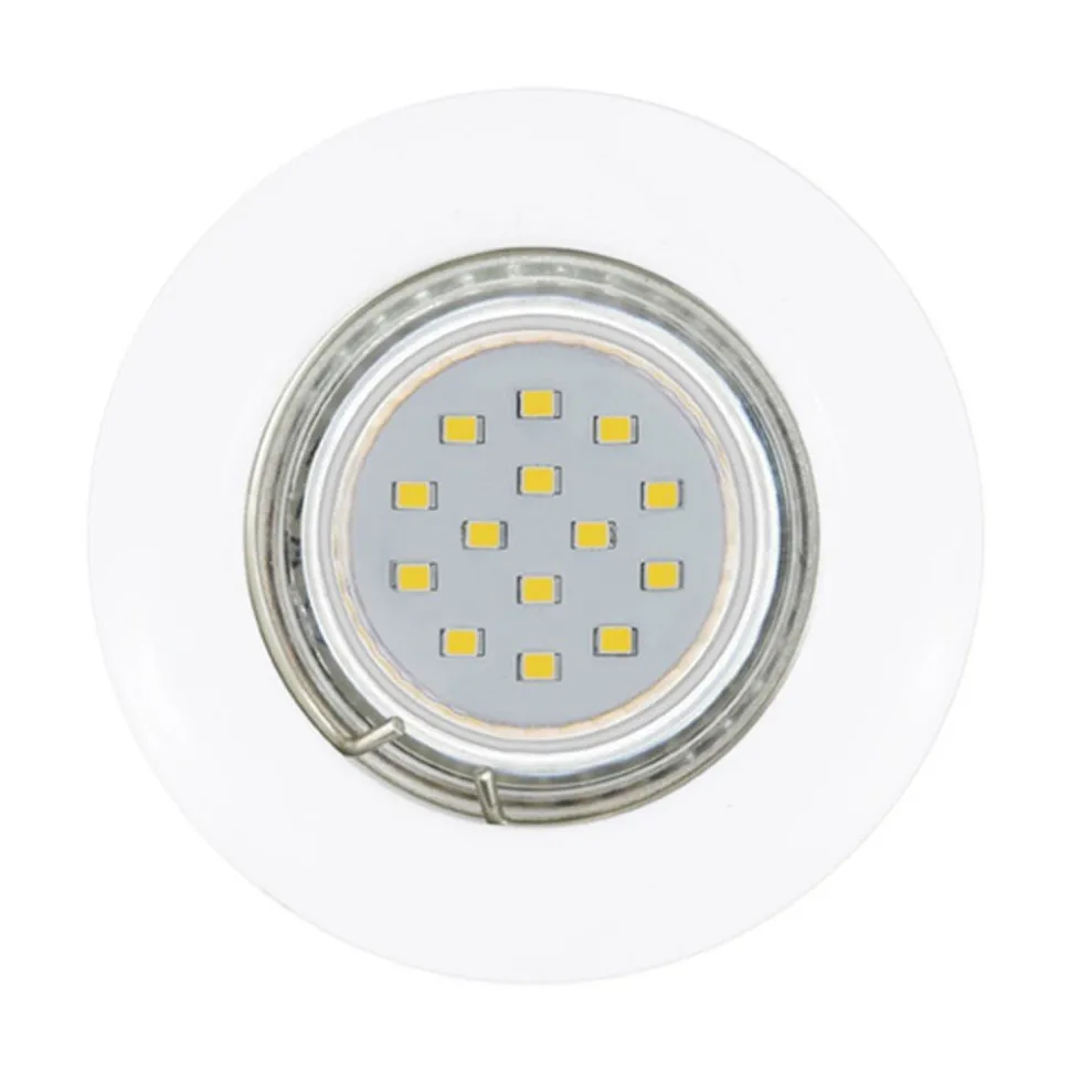 Lampe A Encastrer Eglo Peneto Blanc, 3 Lumieres