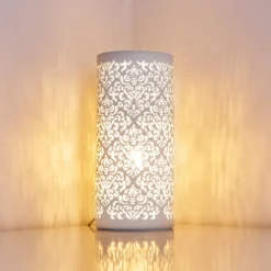 Lampe A Poser Aberjona Blanc, 1 Lumiere