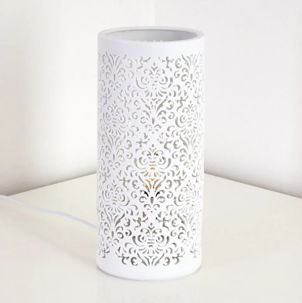Lampe A Poser Aberjona Blanc, 1 Lumiere