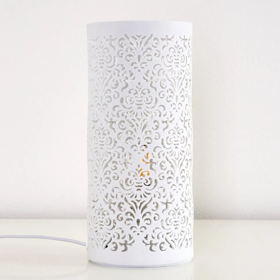 Lampe A Poser Aberjona Blanc, 1 Lumiere