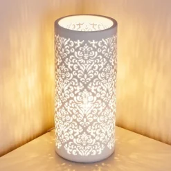 Lampe A Poser Aberjona Blanc, 1 Lumiere