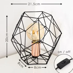 Lampe A Poser Albion Cuivre, 1 Lumiere