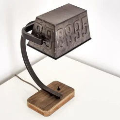 Lampe A Poser Anvik Brun, Gris, Rouille, 1 Lumiere