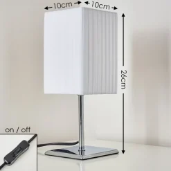 Lampe A Poser Auman Chrome, 1 Lumiere