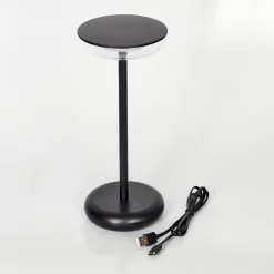 Lampe A Poser Baigorrita Led Noir, 1 Lumiere