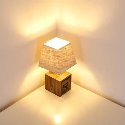 Lampe A Poser Banister Brun, Rouille, 1 Lumiere