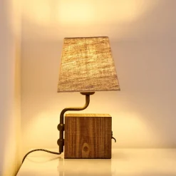 Lampe A Poser Banister Brun, Rouille, 1 Lumiere