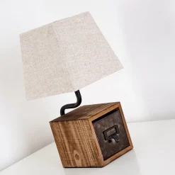 Lampe A Poser Banister Brun, Rouille, 1 Lumiere