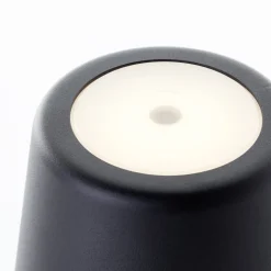 Lampe A Poser Brilliant Kaami Led Noir, 1 Lumiere