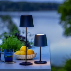 Lampe A Poser Brilliant Kaami Led Noir, 1 Lumiere