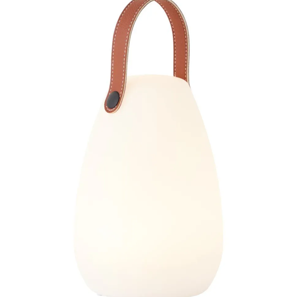 Lampe A Poser Brilliant Karie Led Brun, Blanc, 1 Lumiere, Telecommandes, Changeur De Couleurs