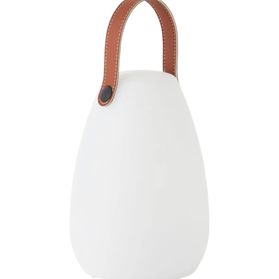 Lampe A Poser Brilliant Karie Led Brun, Blanc, 1 Lumiere, Telecommandes, Changeur De Couleurs