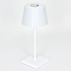 Lampe A Poser Burzaco Led Blanc, 1 Lumiere, Changeur De Couleurs