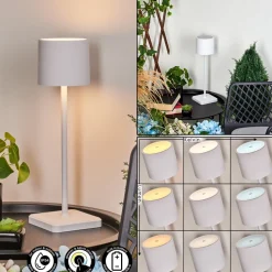 Lampe A Poser Cajas Led Blanc, 1 Lumiere