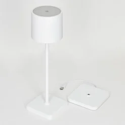 Lampe A Poser Cajas Led Blanc, 1 Lumiere