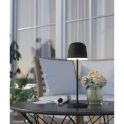 Lampe A Poser Eglo Mannera Led Noir, 1 Lumiere