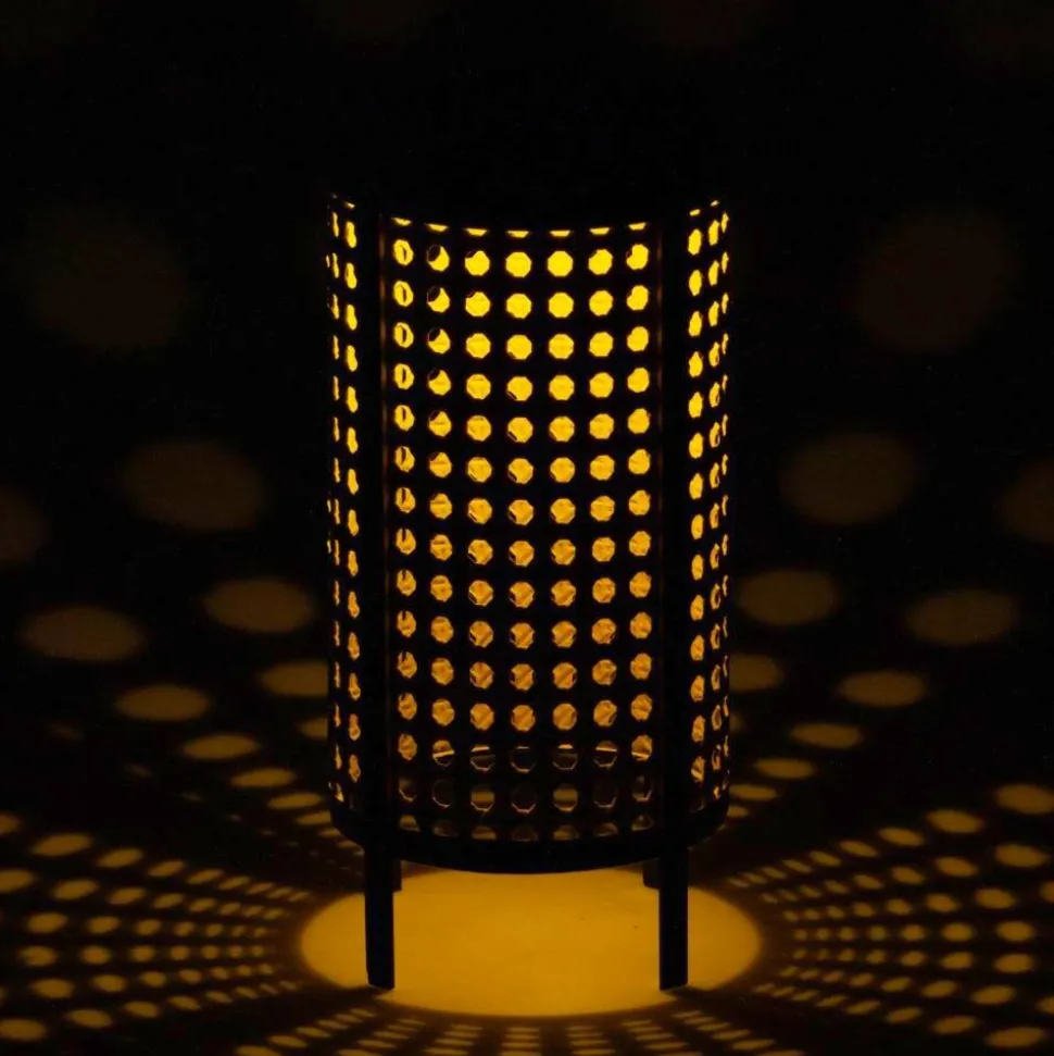Lampe A Poser Eglo Z_Solar Led Beige, Noir, 1 Lumiere