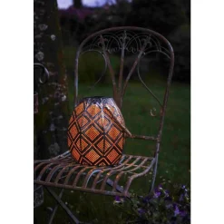 Lampe A Poser Eglo Z_Solar Led Ancien, Argente, 1 Lumiere