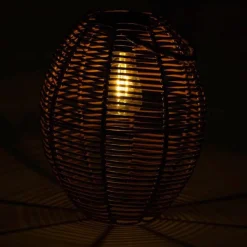 Lampe A Poser Eglo Z_Solar Led Brun, 2 Lumieres