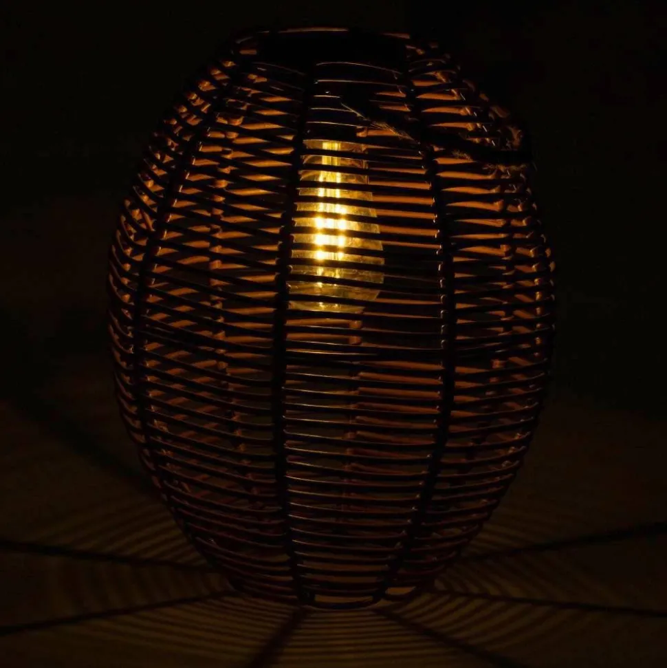 Lampe A Poser Eglo Z_Solar Led Brun, 2 Lumieres