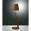 Lampe A Poser Fabas Luce Judy Led Rouille, 1 Lumiere