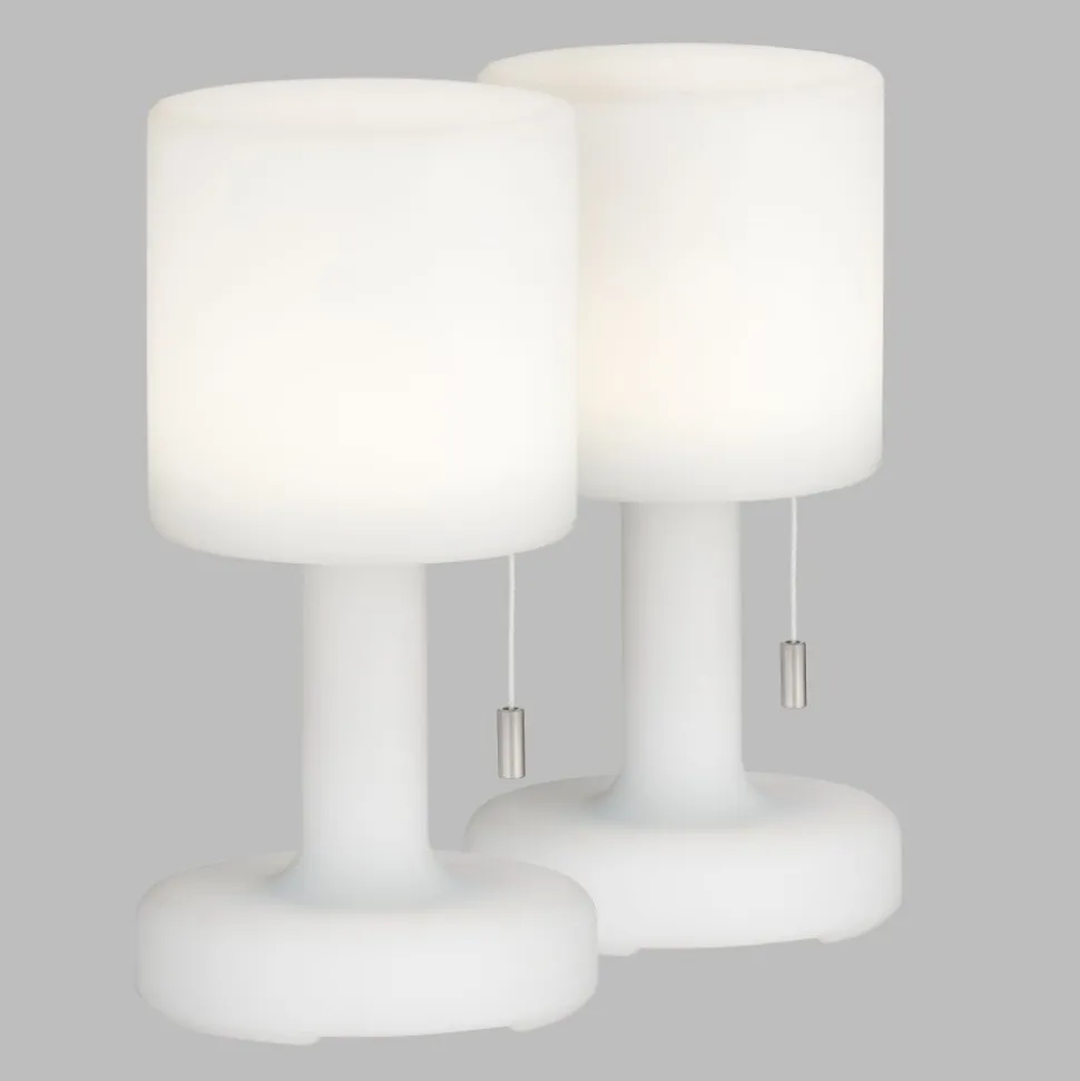 Lampe A Poser Fhl Easy Termoli Led Blanc, 1 Lumiere, Telecommandes, Changeur De Couleurs