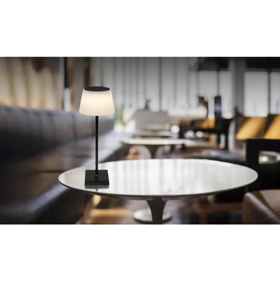 Lampe A Poser Globo Gregoir Led Noir, 1 Lumiere