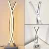 Lampe A Poser Horpmaal Led Nickel Mat, 2 Lumieres