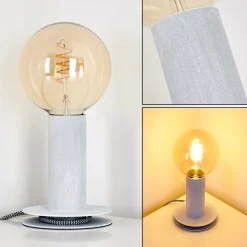Lampe A Poser Kimstad Gris, 1 Lumiere