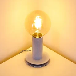Lampe A Poser Kimstad Gris, 1 Lumiere