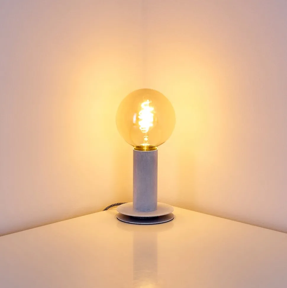 Lampe A Poser Kimstad Gris, 1 Lumiere