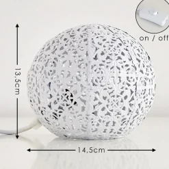 Lampe A Poser Kobenhavn Blanc, 1 Lumiere
