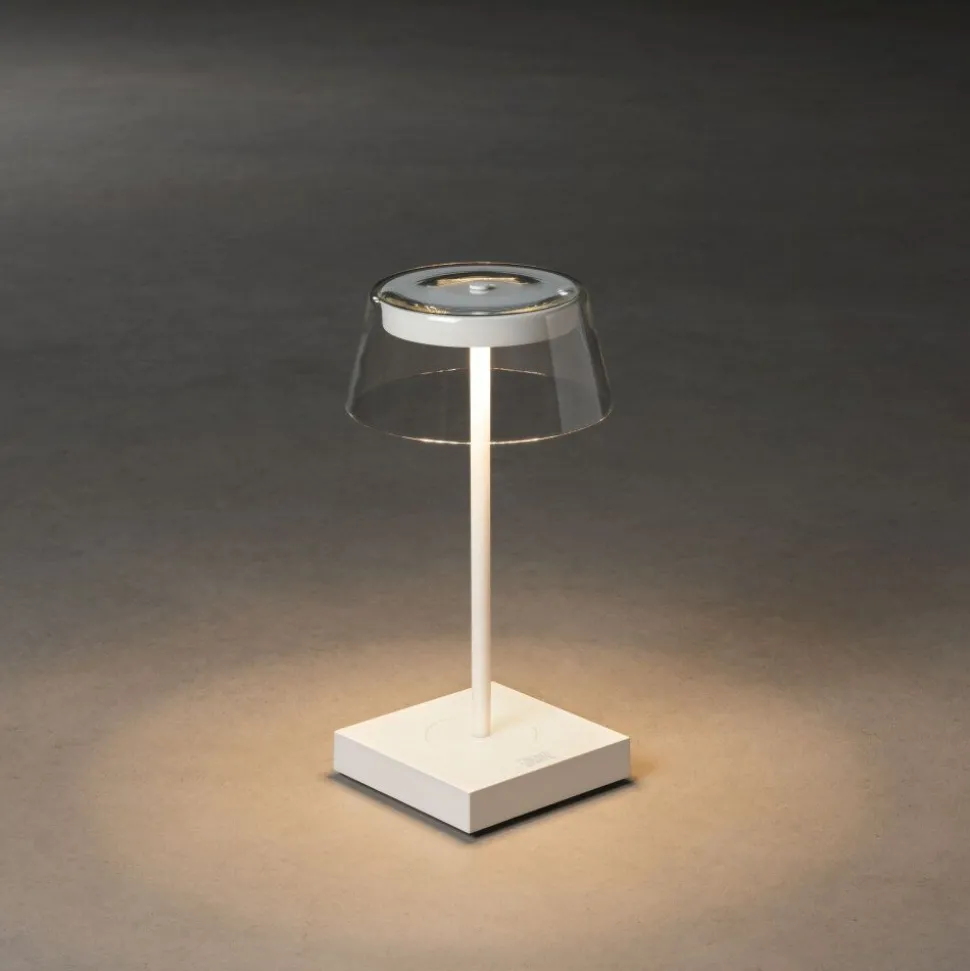 Lampe A Poser Konstsmide Scilla Led Blanc, 1 Lumiere
