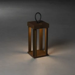 Lampe A Poser Konstsmide Cannes Led Rouille, 5 Lumieres