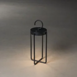 Lampe A Poser Konstsmide Manorola Led Noir, 1 Lumiere