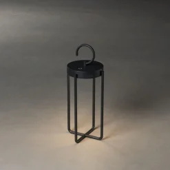 Lampe A Poser Konstsmide Manorola Led Noir, 1 Lumiere