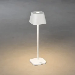 Lampe A Poser Konstsmide Capri Led Blanc, 1 Lumiere