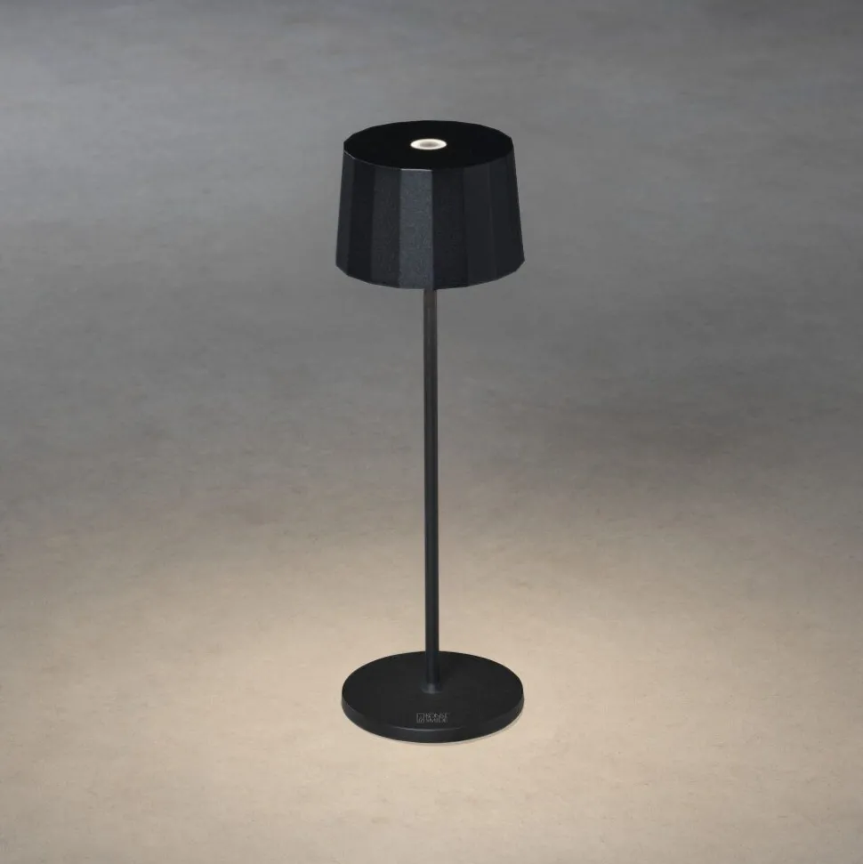 Lampe A Poser Konstsmide Positano Led Noir, 1 Lumiere