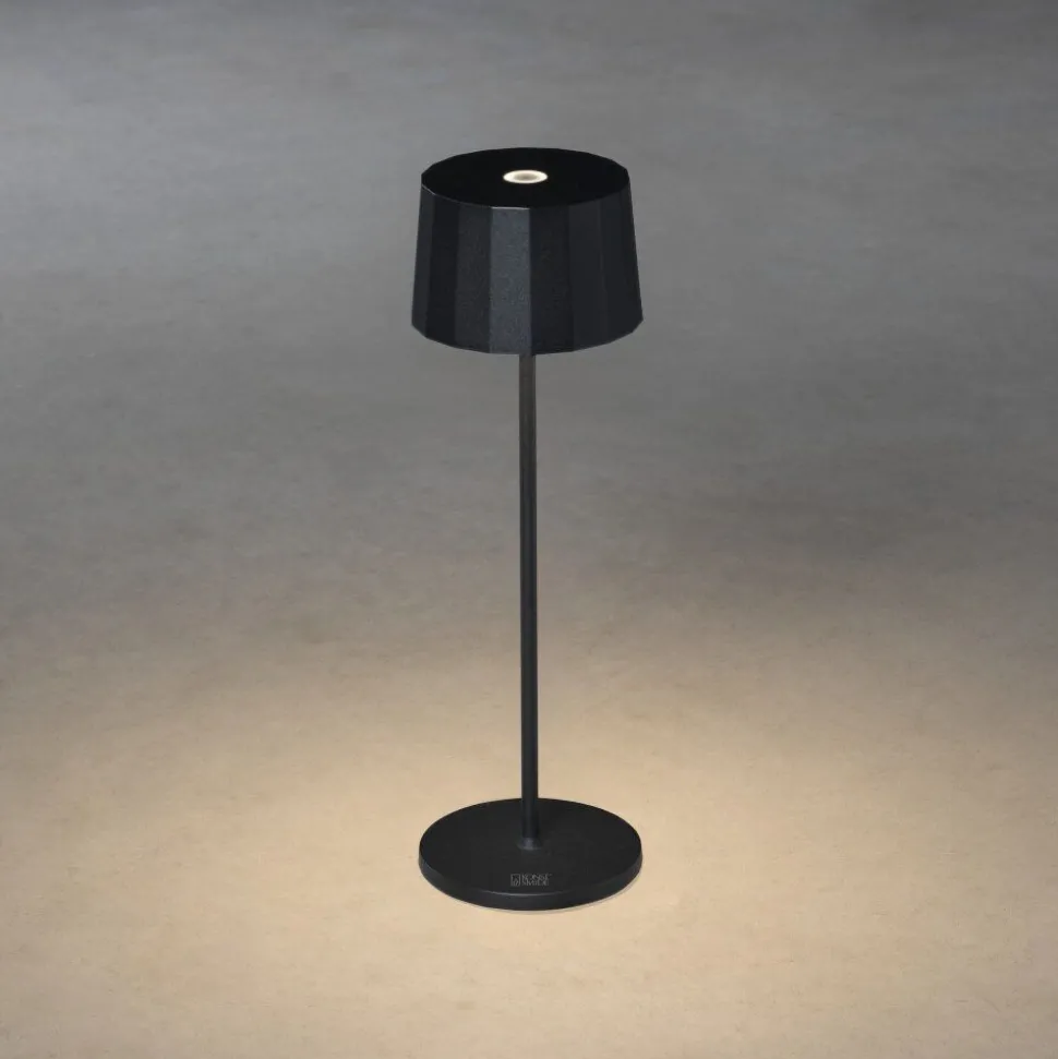 Lampe A Poser Konstsmide Positano Led Noir, 1 Lumiere
