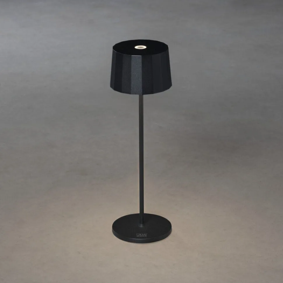 Lampe A Poser Konstsmide Positano Led Noir, 1 Lumiere