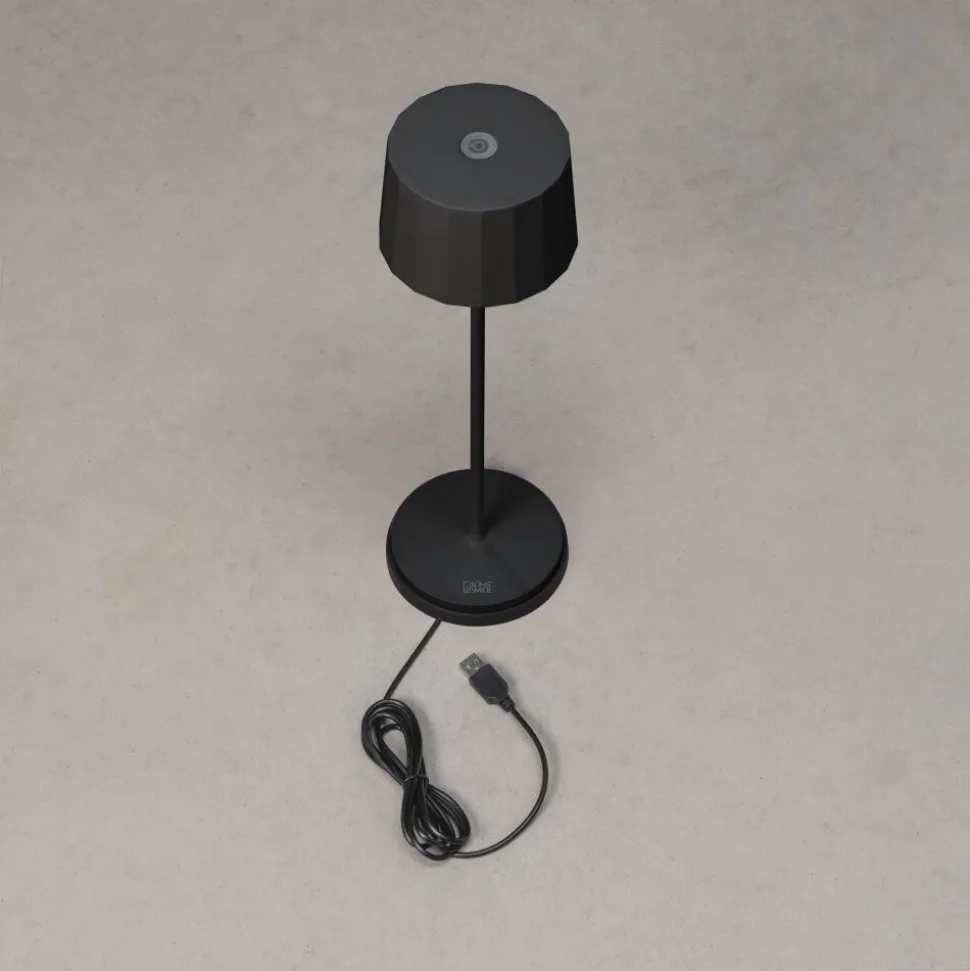 Lampe A Poser Konstsmide Positano Led Noir, 1 Lumiere