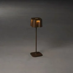 Lampe A Poser Konstsmide Nice Led Rouille, 5 Lumieres