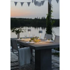 Lampe A Poser Konstsmide Positano Led Blanc, 1 Lumiere