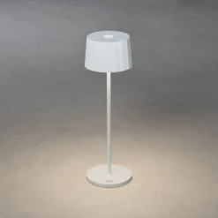 Lampe A Poser Konstsmide Positano Led Blanc, 1 Lumiere