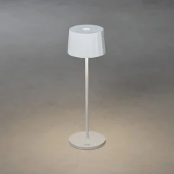 Lampe A Poser Konstsmide Positano Led Blanc, 1 Lumiere