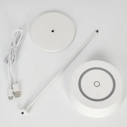 Lampe A Poser Kouvi Led Blanc, 1 Lumiere