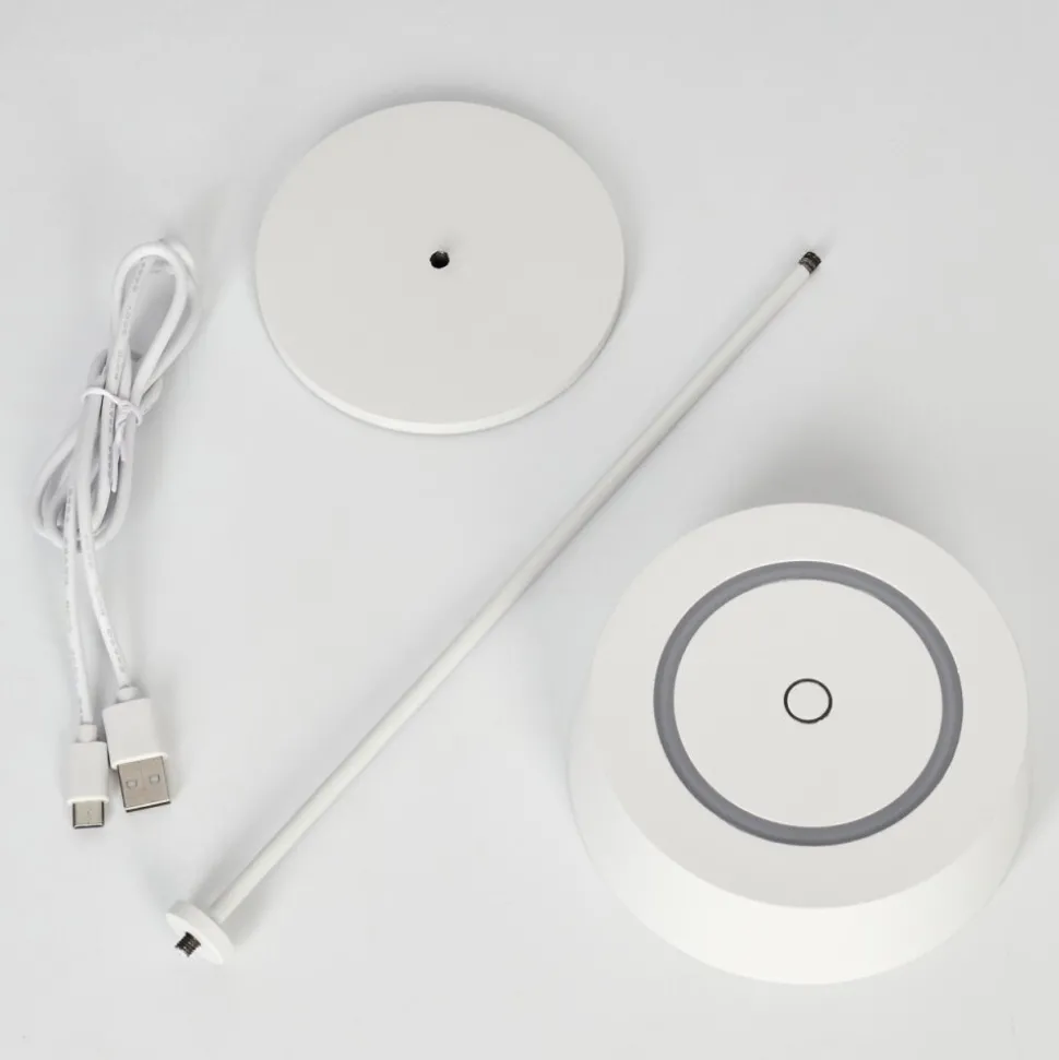 Lampe A Poser Kouvi Led Blanc, 1 Lumiere